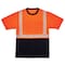 Ergodyne Short Sleeve Hi-Vis Shirt, 100% polyester, Orange, 3XL-Long 8280BK - alternate 1